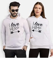 Tshirthane I Love Her Sevgili Kombinleri Kapüşonlu Kombini (Tek Ürün Fiyatıdır.)