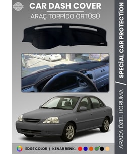 KİA RİO (2000-2005) Torpido Örtüsü Ön Panel Torpido Koruma Tam Uyum Araca Özel Kaymaz Kolay Montaj
