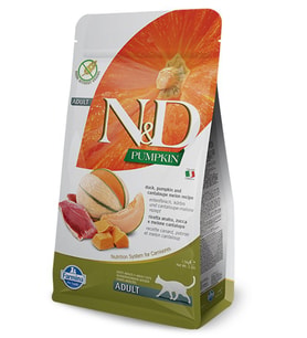 N&D Balkabaklı Ördek ve Kavunlu Yetişkin Kedi Maması 5 Kg