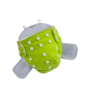 BEZHANE Baby YBB Yıkanabilir Bebek Bezi Cepli Neon Yeşil (3kg-12kg) (Çok Renkli)