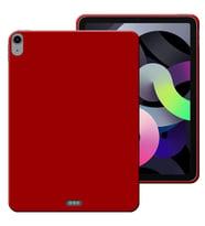 Apple iPad Air M2 11 inç A2902 A2903 A2904 Rubber Silikon Kılıf (Kırmızı)
