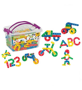 Nessiworld Dede Click Clack Box Eğitici Şekiller 192 Parça