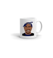 Beyaz Tupac Baskılı Kupa