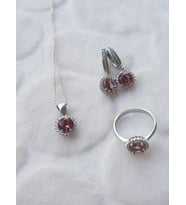 Sultanit Taşlı Gümüş Set