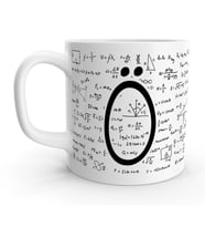 Ö Harfi Matematik Formül Tasarım Harfli Kupa Bardak