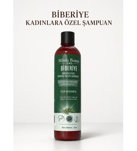Kadınlara Özel Doğal Şampuan – Biberiye & Bitkisel Özler  Dökülme Karşıtı ve Saç Güçlendirici – 400 ml
