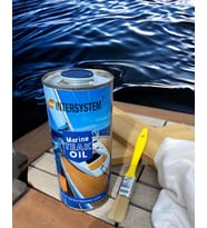 Marine Teak Oil, Teknelerinizin Koruyucusu, Tik Yağı, IROKO Yağı, Ahşap, Tekne, Güverte, Deck, Mobilya Bakım 850cc  (Renksiz)