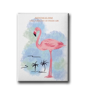 Flamingo Canvas Tablo MİND476