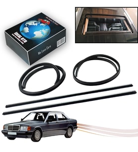 Mercedes 190 W201 1982-1993 İçin Tek Yöne Açılır Sunroof Fitili Çıtaları