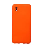 Samsung Galaxy A01 Core Kılıf Nano İçi Kadife Silikon - Turuncu