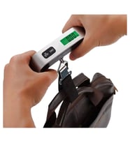 Seyahat Bavul Ağırlık Tartı Dijital LCD Ekran Çok Amaçlı Taşınabilir Bagaj Tartısı Max 50 kg (5343)
