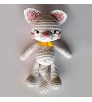 Miniş Kedicik Amigurumi Organik Oyuncak
