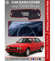 BMW E34 5 SERİSİ AİRBAGSİZ (1988-1996) Torpido Örtüsü Panel Torpido Koruma Tam Uyum Çatlamayı Önler