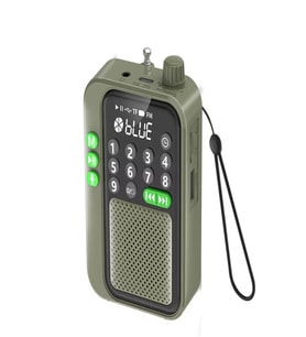 C9 Bluetooth Şarjlı Radyo USB & TF Kart Okuyucu Deprem Çantasına Uygun FM Radyo