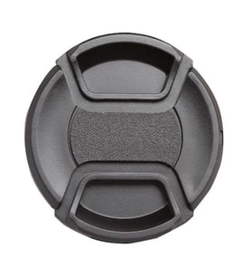 58mm Snap On Lens - Objektif Kapağı, Bağcıklı (Siyah)