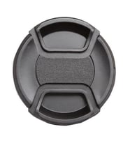 58mm Snap On Lens - Objektif Kapağı, Bağcıklı (Siyah)