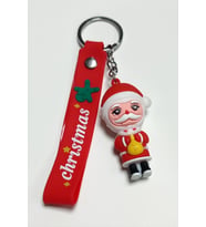 Yılbaşı Noel Baba Silikon Anahtarlık