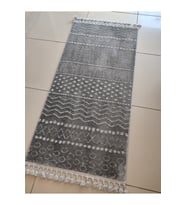 HALIMARKA K-PRM PM003D ANTRASİT GRİ ETNİK HALI YOLLUK 76X150 CM