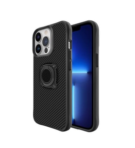 Apple iPhone 13 Pro Uyumlu Kılıf Zore Timo Kapak (Siyah)