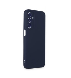 Samsung Galaxy A35 5G Kılıf First Silikon - Lacivert