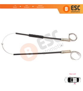 Toyota Carina E Corona Caldina T190 1992-1997 4/5 Kapı İçin Elektrikli Arka Sol Cam Kriko Tamir Seti