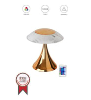 LW-31 Gold Abajur Karistal Elmas Masa Lambası Romantik Akrilik Led Gece Lambası