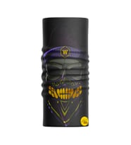 Motobir Baf-Bandana Mor Bereli Sarı Diş Baflı Kuru Kafa (Renksiz)