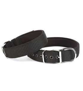 Seri Dokuma Köpek Boyun Tasması 5x55-65cm Siyah