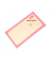 Tkgz İPhone XS MAX Arka Pil Batarya Kapağı (CAM) GOLD