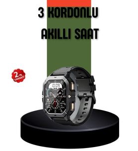 Mey İthalat® Amoled Ekranlı Akıllı Saat 10 Gün Pil Ömrü