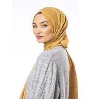 Jakar Dokuma Desen Jakarlı Modal Seri Şal Eşarp Askısı ile Birlikte 75x200 cm Ha