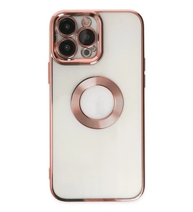iPhone 14 Pro Max Kılıf Slot Silikon - Rose