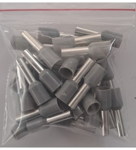 2,5 mm KABLO YÜZÜĞÜ İZOLELİ (40ADET) GRİ
