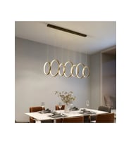 Bella Vista Geometrik Sıralı Led Avize RA-AVZ- 1348-89-62 (Gold)