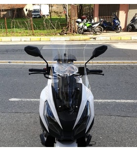 MOTOCAM RMG Moto Gusto Dream 150 Ön Cam 2023-2026 Model 75cm Şeffaf Renkli 4mm UZUN