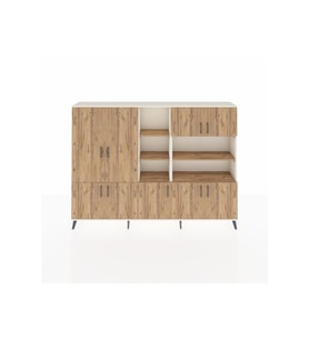 Arges Dolap 14 Raflı 9 Kapaklı 220x30x163 Aytaşı-Çam