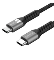 Sharge Örgü USB-C to USB-C 240W Hızlı Şarj Kablosu - Siyah