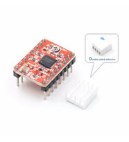 A4988 Step Motor Sürücü-m Soğutucu, 35V 2A, 3D Yazıcı, CNC