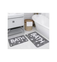 Eliana Home Baskılı 2'li Banyo Paspas Takımı RVG5276