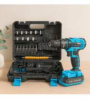 Şarjlı Matkap Seti 24W 1350 RPM Çantalı