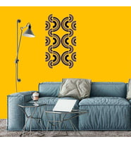 Yarı Daire Çizgi Motifli Dekoratif Duvar Sticker, Çıkartma, Etiket