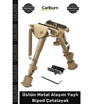 #Bipod Profesyonel Atış Destek Aparatı Ayarlanabilir Üstün Metal Alaşım Yaylı Bipod Çatalayak