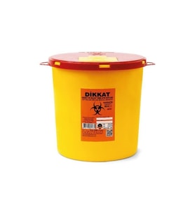 Sağlık Atık Kutusu 5L, 10'lu Paket, Güvenli ve Dayanıklı Kutu