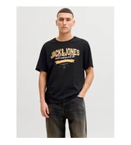 Jack & Jones Jjelogo Tee Ss O-Neck 2 Col Ss26 Sn Siyah Erkek T-Shirt 12288016