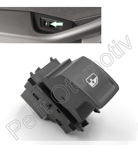 Passat B8 Sağ Ön Arka Tekli Cam Düğmesi 5G0959855M