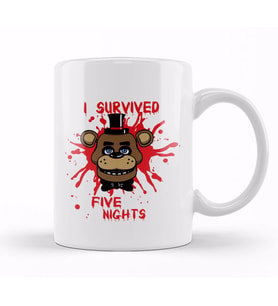 I Survived Five Nights Toys Kupa Bardak Porselen