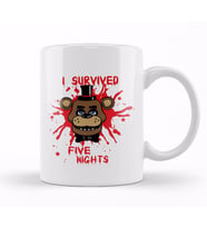I Survived Five Nights Toys Kupa Bardak Porselen