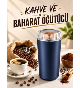 Otomatik Kahve Ve Baharat Öğütücü Kolay Ve Taşınabilir Paslanmaz Çelik