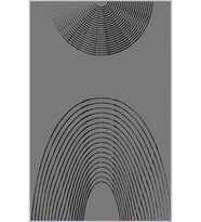 Eliana Home Baskılı, Yıkanabilir Kaymaz Taban Salon Halısı LNA0026-SD904 100x150 cm (Gri)