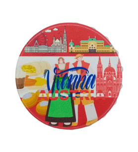 Avusturya Temalı Magnet Kapak Açacak (Karışık)